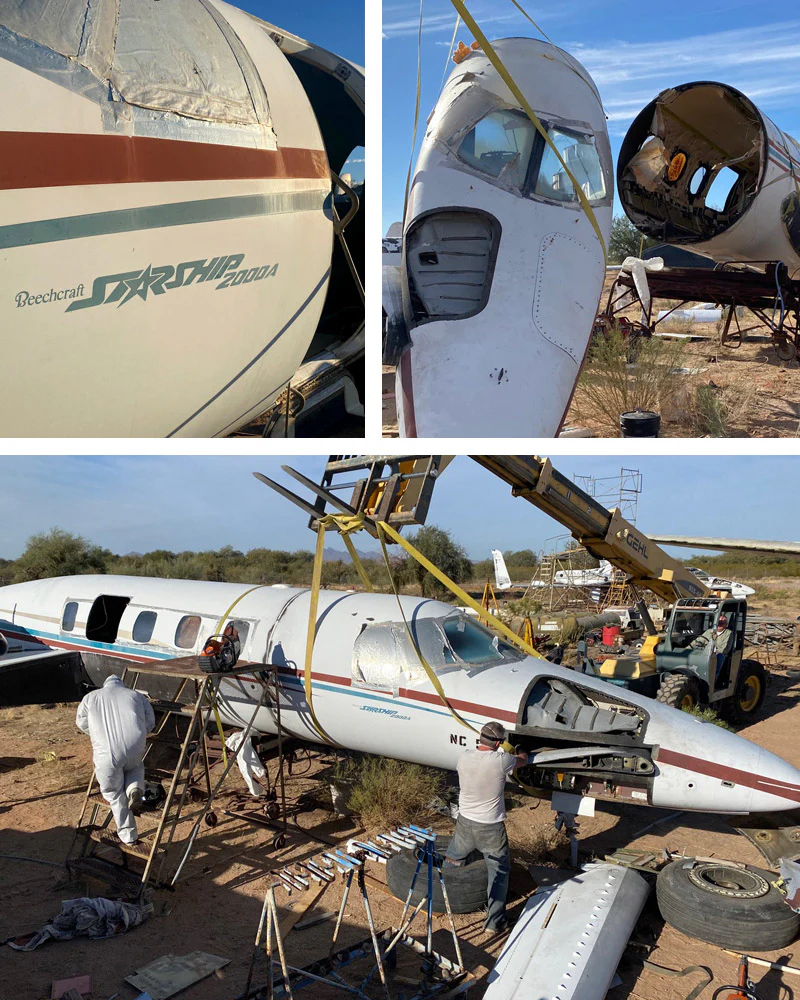 Beechcraft Starship 2000A - PLANETAGS TAIL #N515JS - Image 4