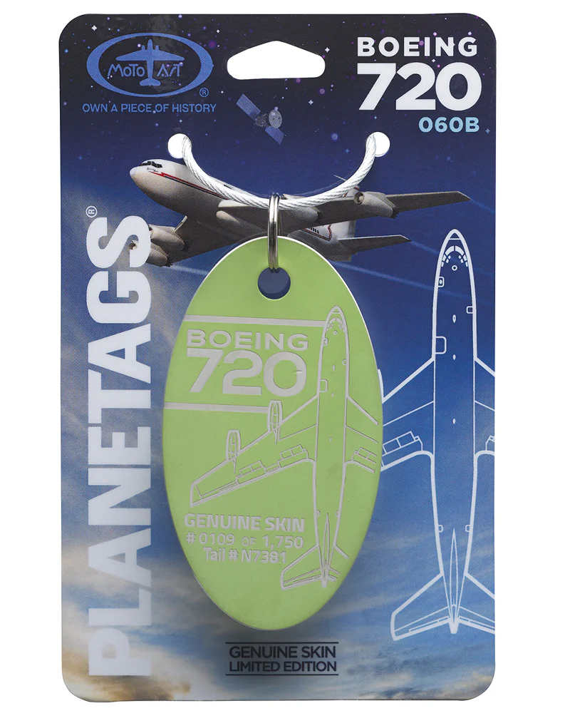 Boeing 720-060B - PLANETAGS TAIL # N7381 - Image 3