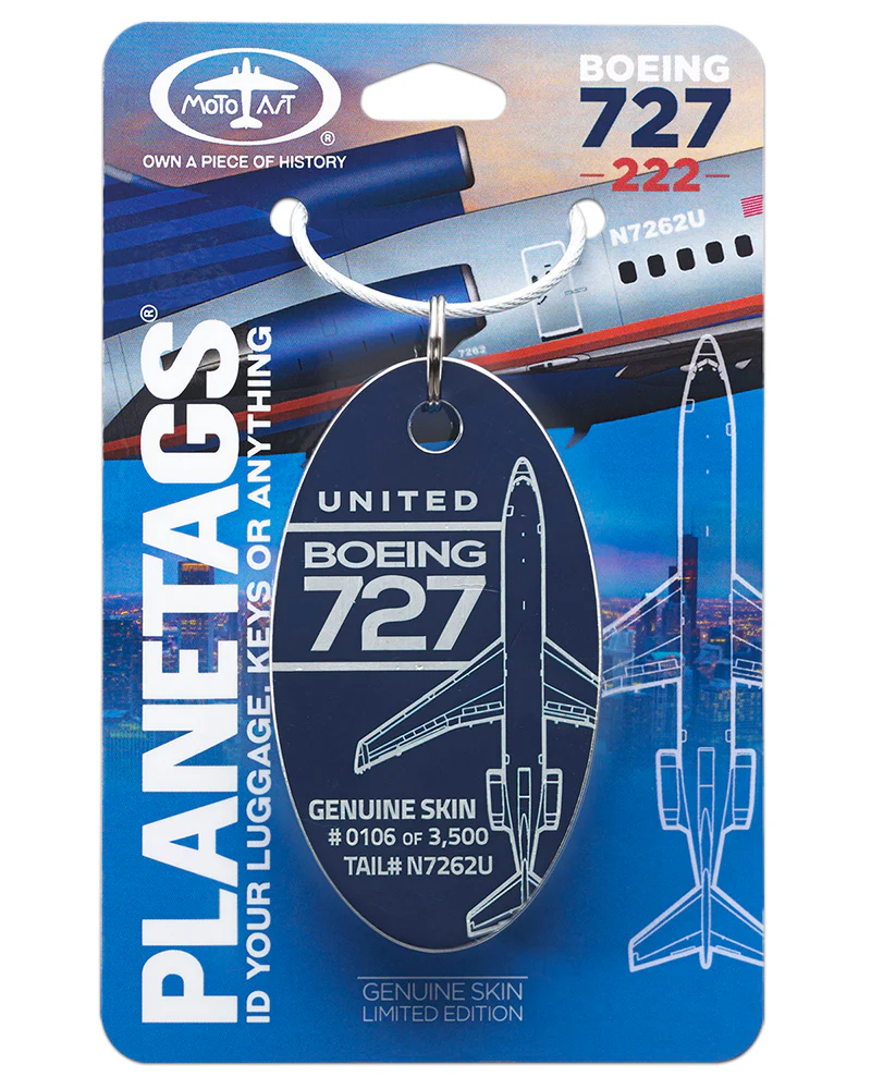 Boeing 727-222 - PLANETAGS TAIL # N7262U - Image 2
