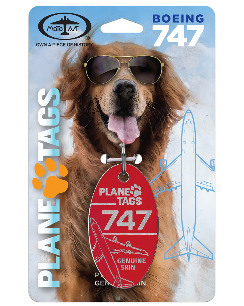 Boeing 747 PlaneTags Pet Tags - Image 2