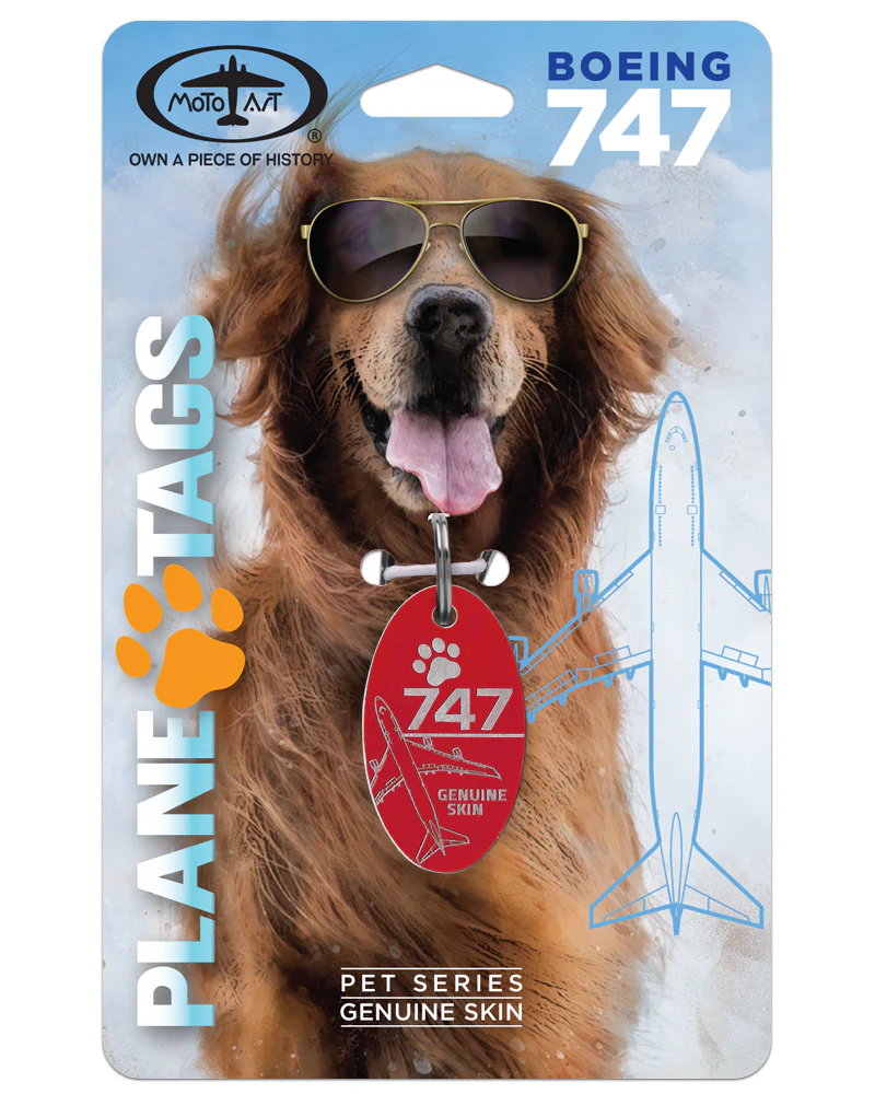 Boeing 747 PlaneTags Pet Tags - Image 3