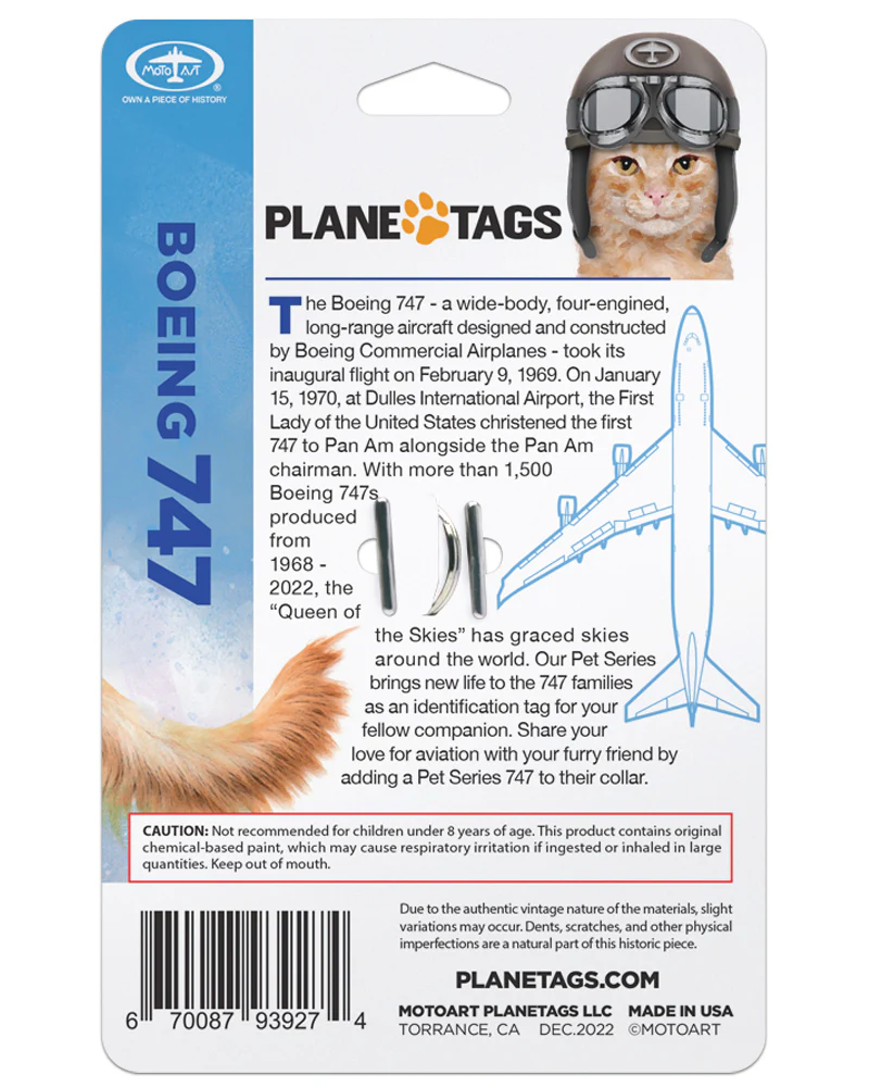 Boeing 747 PlaneTags Pet Tags - Image 6
