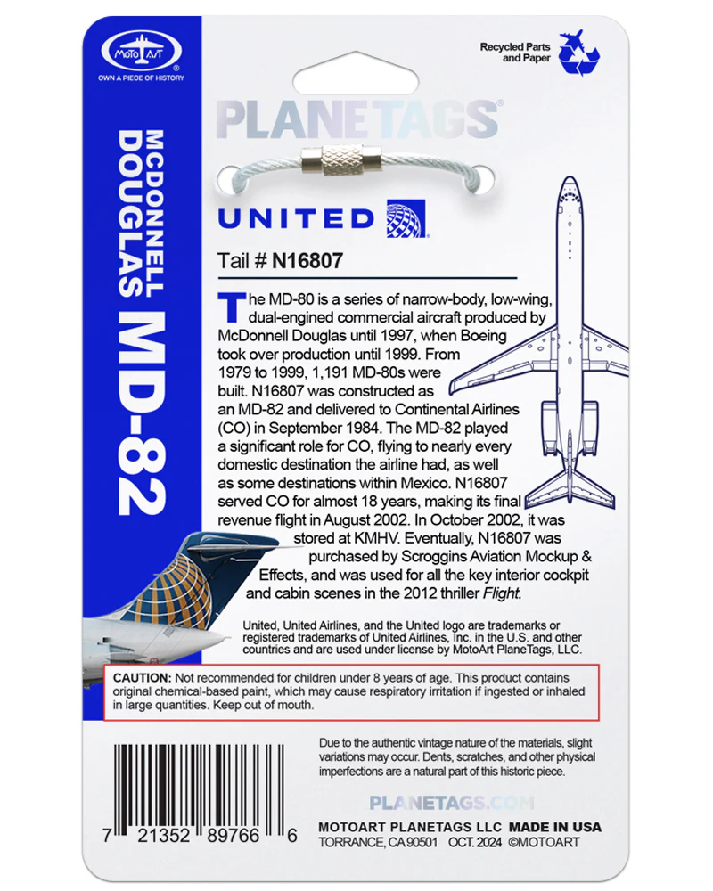 Continental Airlines® MD-82-N16807 - Image 2