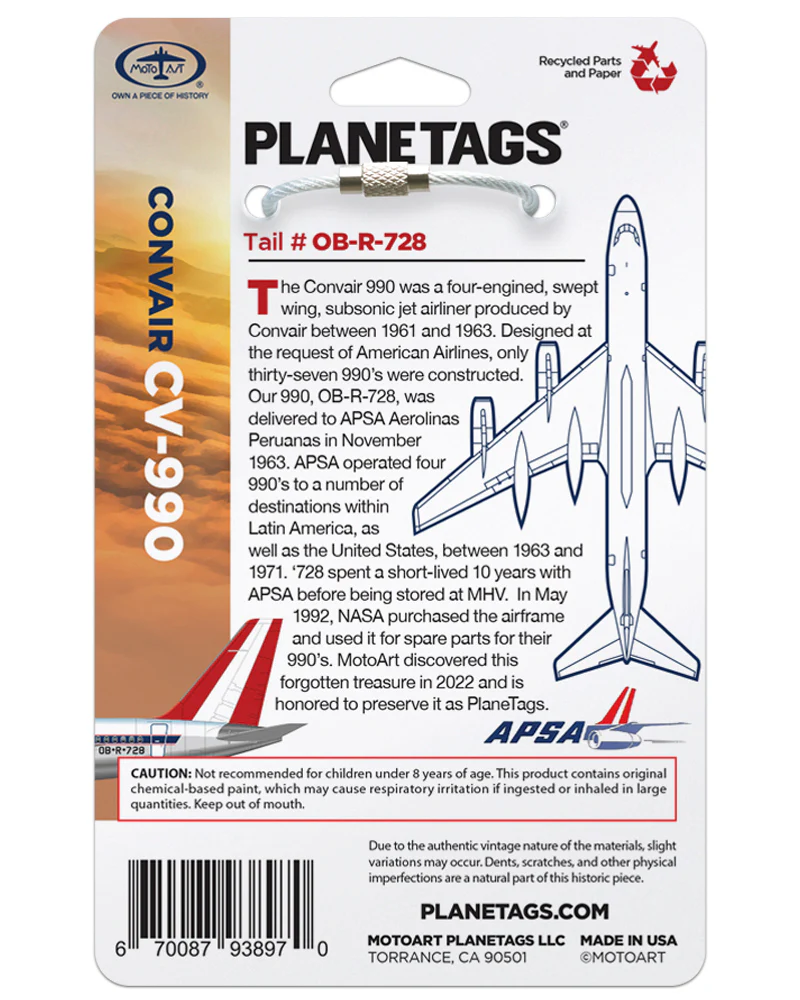 CONVAIR CV-990 - OB-R-728 - Image 2