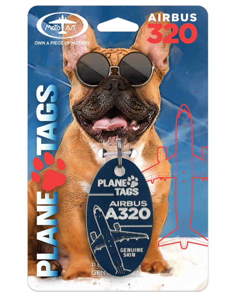 Custom Airbus A320 PlaneTags Pet Tags - Image 3