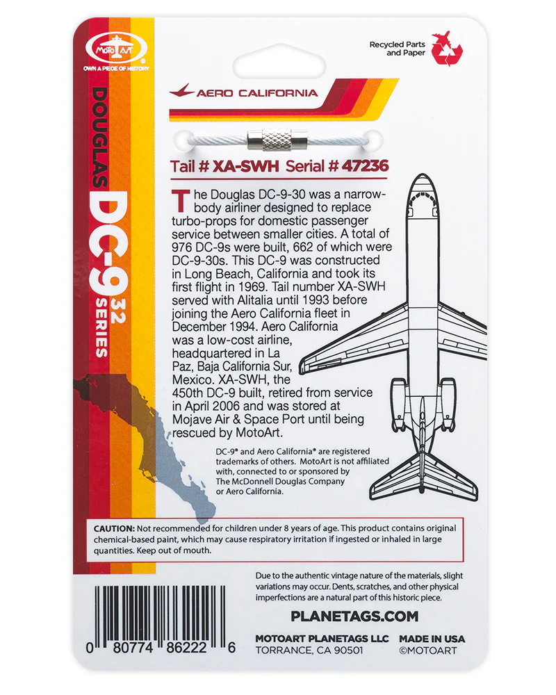 Custom Aero California - McDonnell Douglas®️ DC-9-30 Serial#: XA-SWH - Image 5
