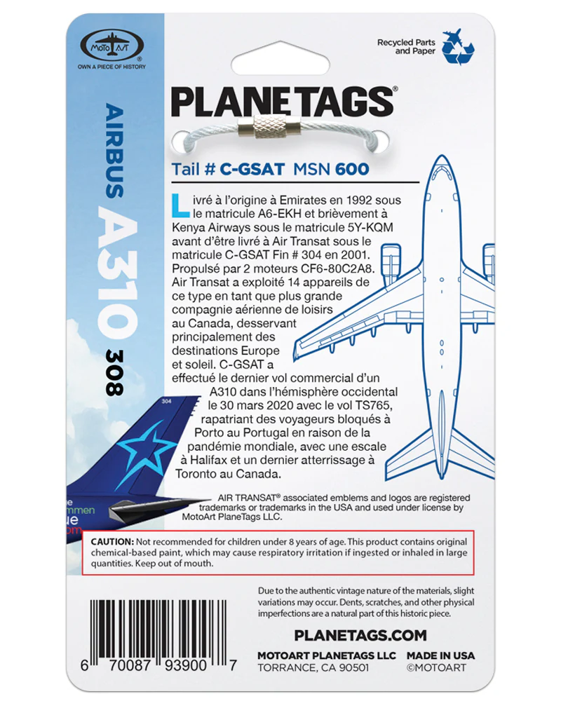 Custom Airbus A310 Air Transat®- C-GSAT - Image 5