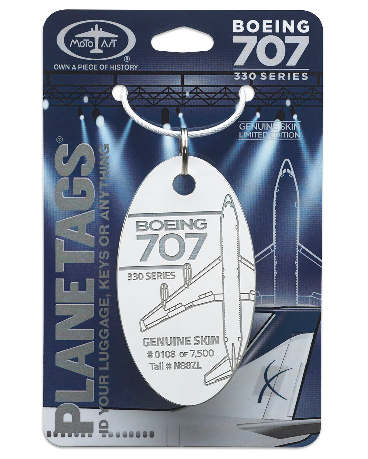 Custom Boeing 707-330 - PLANETAGS TAIL #N88ZL - Image 4