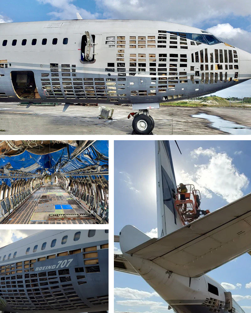 Custom Boeing 707-330 - PLANETAGS TAIL #N88ZL - Image 7