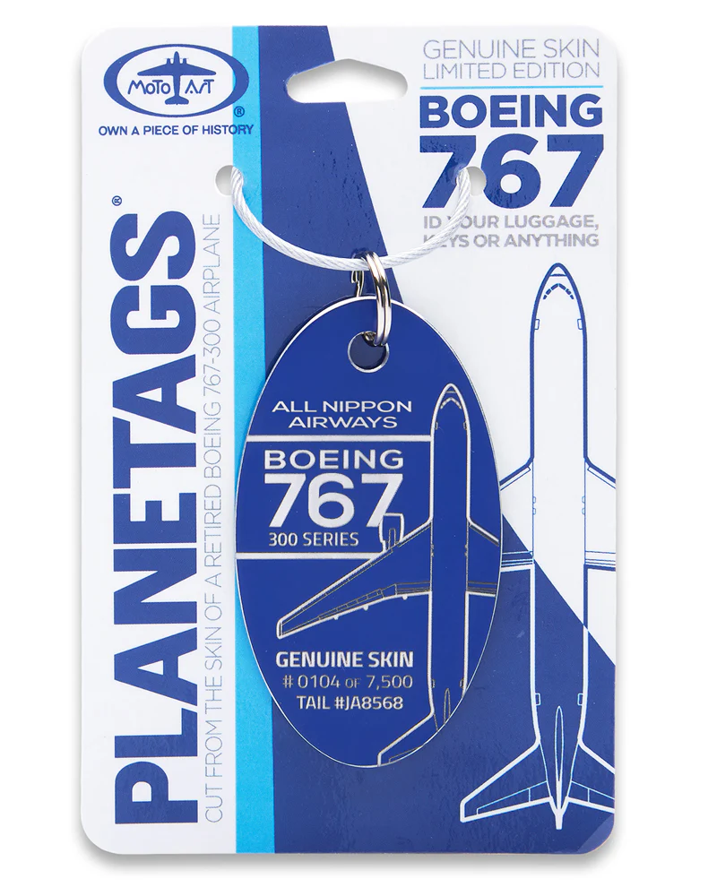 Custom Boeing 767 PlaneTag Tail #JA8568 - Image 3