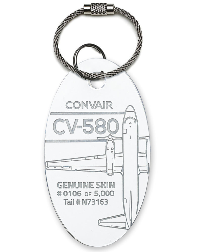 Custom CONVAIR CV-580 - PLANETAGS TAIL # N73163 - Image 10