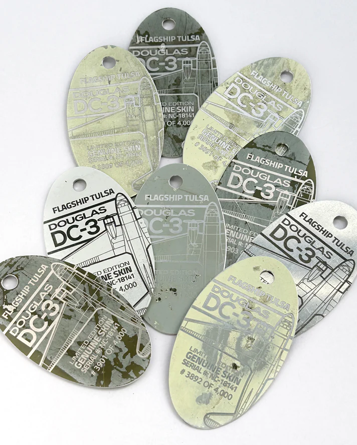 Custom DC-3 Flagship Tulsa PlaneTag Serial #NC-18141 - Image 11