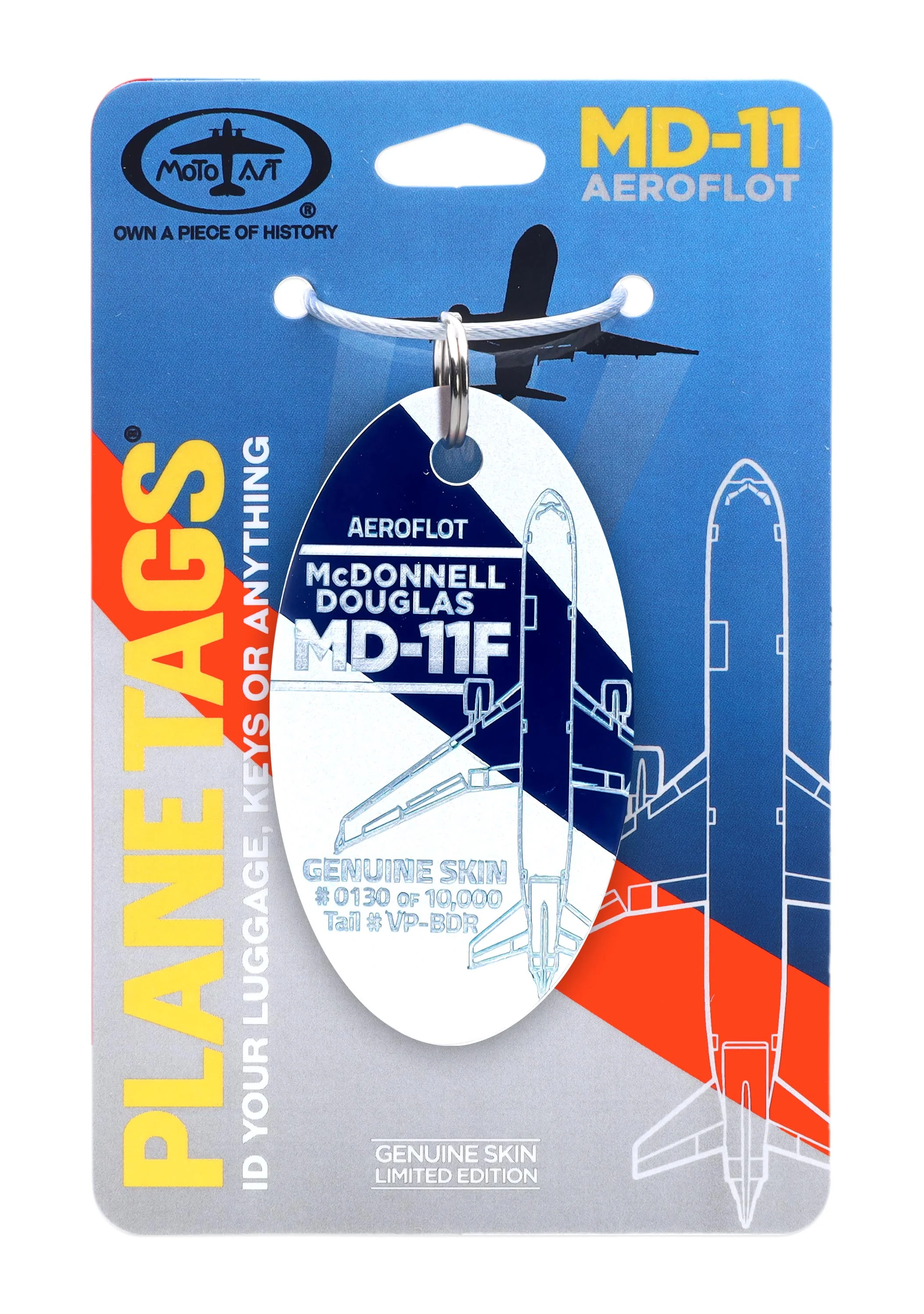 Custom McDonnell Douglas Aeroflot MD-11F - PLANETAG TAIL #VP-BDR - Image 3