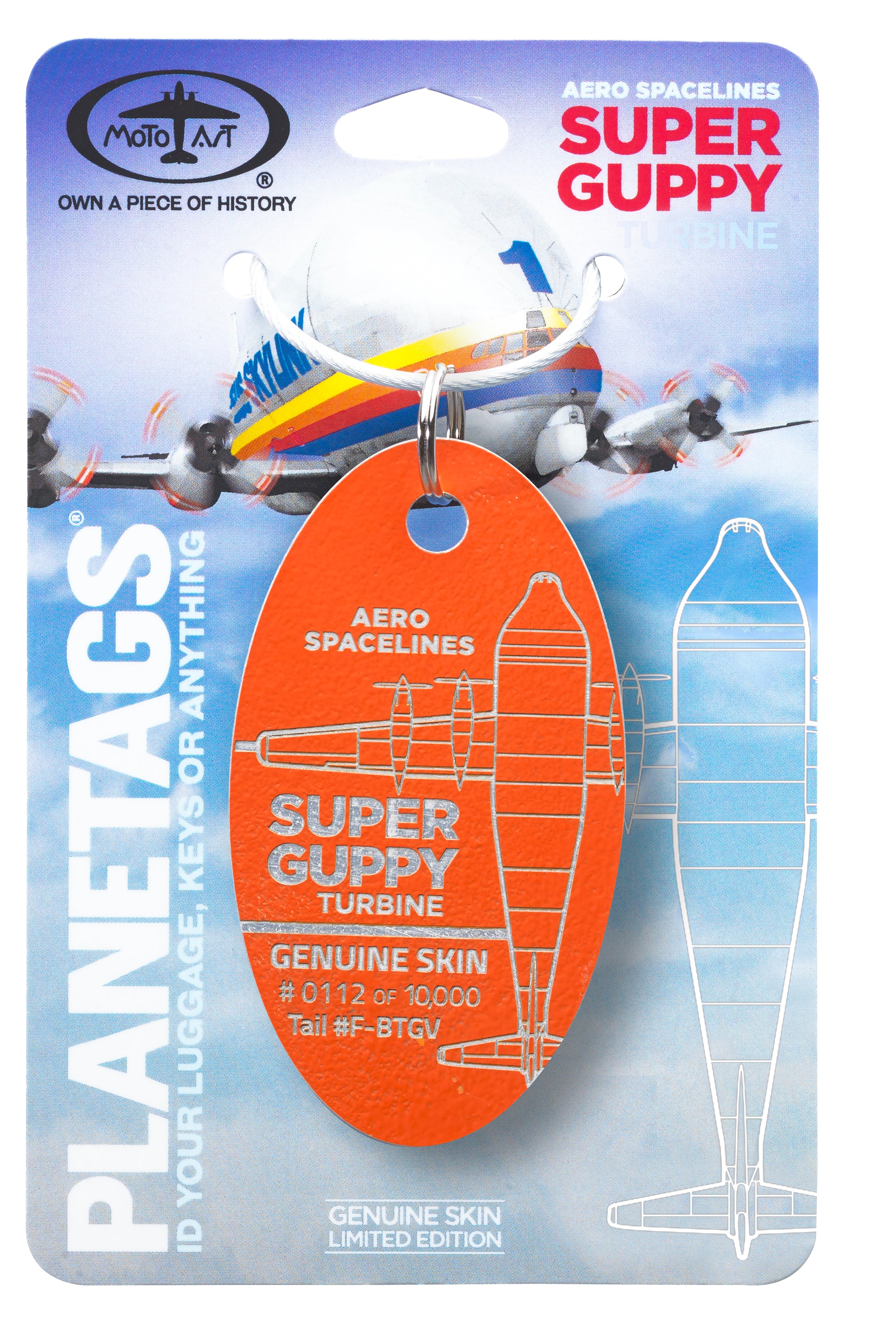 Custom Super Guppy Turbine - PLANETAGS TAIL #F-BTGV - Image 3