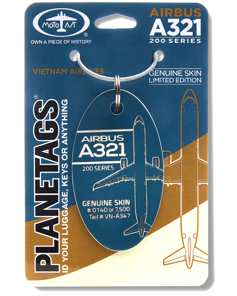 Custom Vietnam Airlines Airbus A321-200 - PLANETAGS TAIL #VN-A347 - Image 4