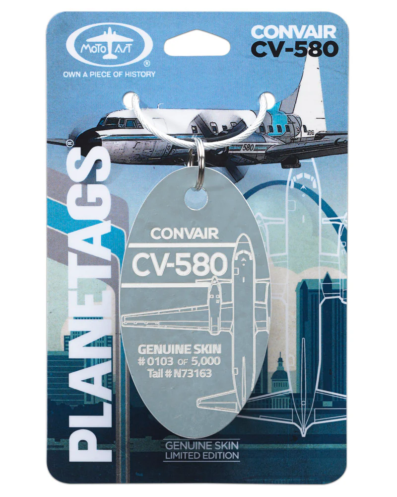CONVAIR CV-580 - PLANETAGS TAIL # N73163 - Image 5