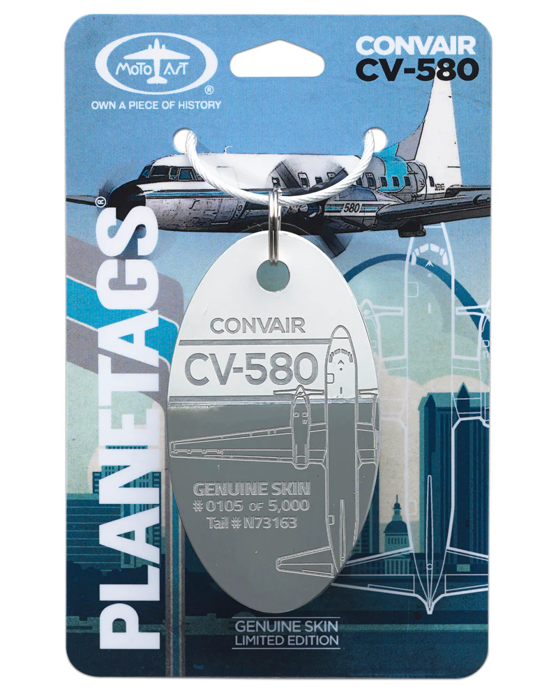 CONVAIR CV-580 - PLANETAGS TAIL # N73163 - Image 6