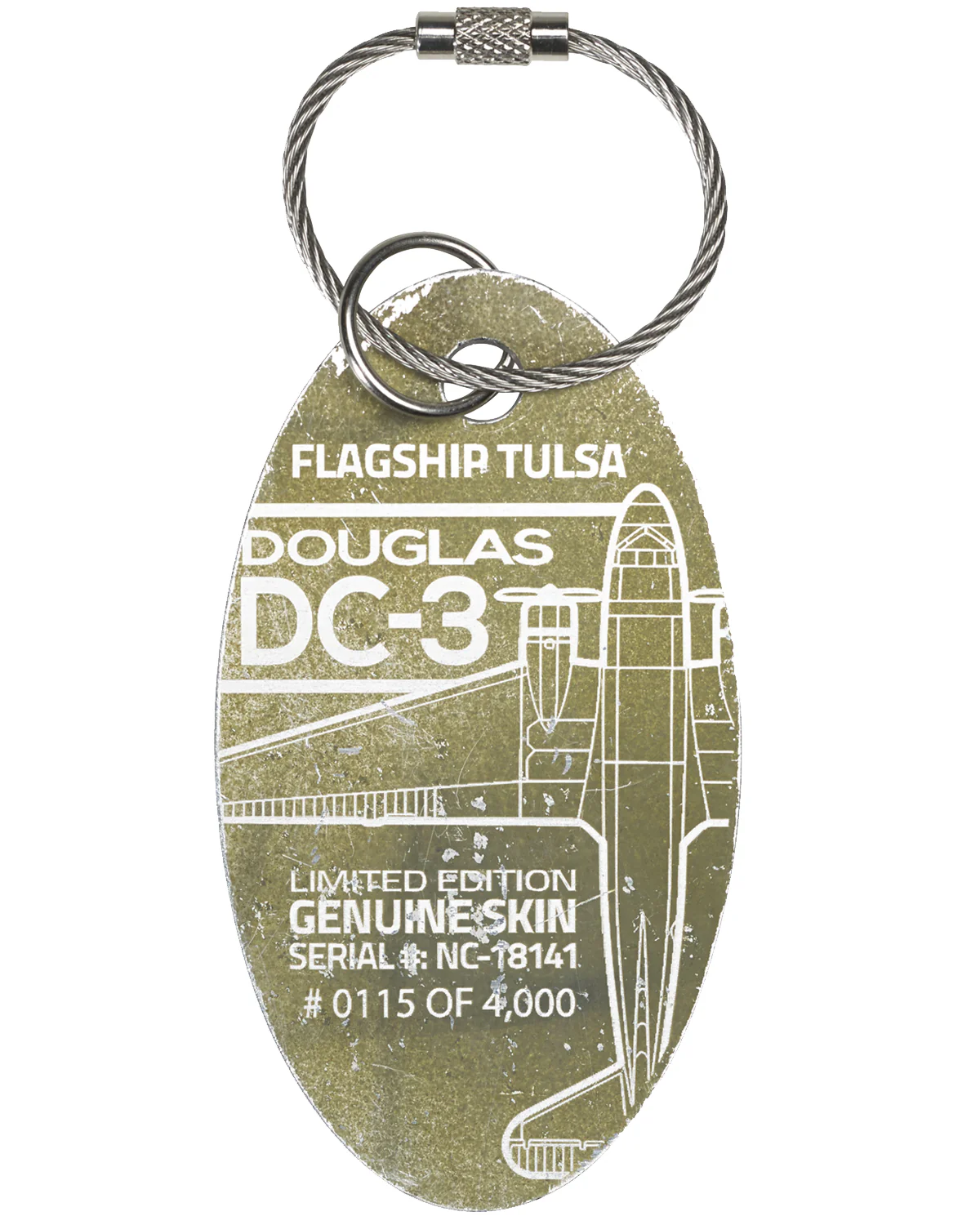 DC-3 Flagship Tulsa PlaneTag Serial #NC-18141 - Image 6