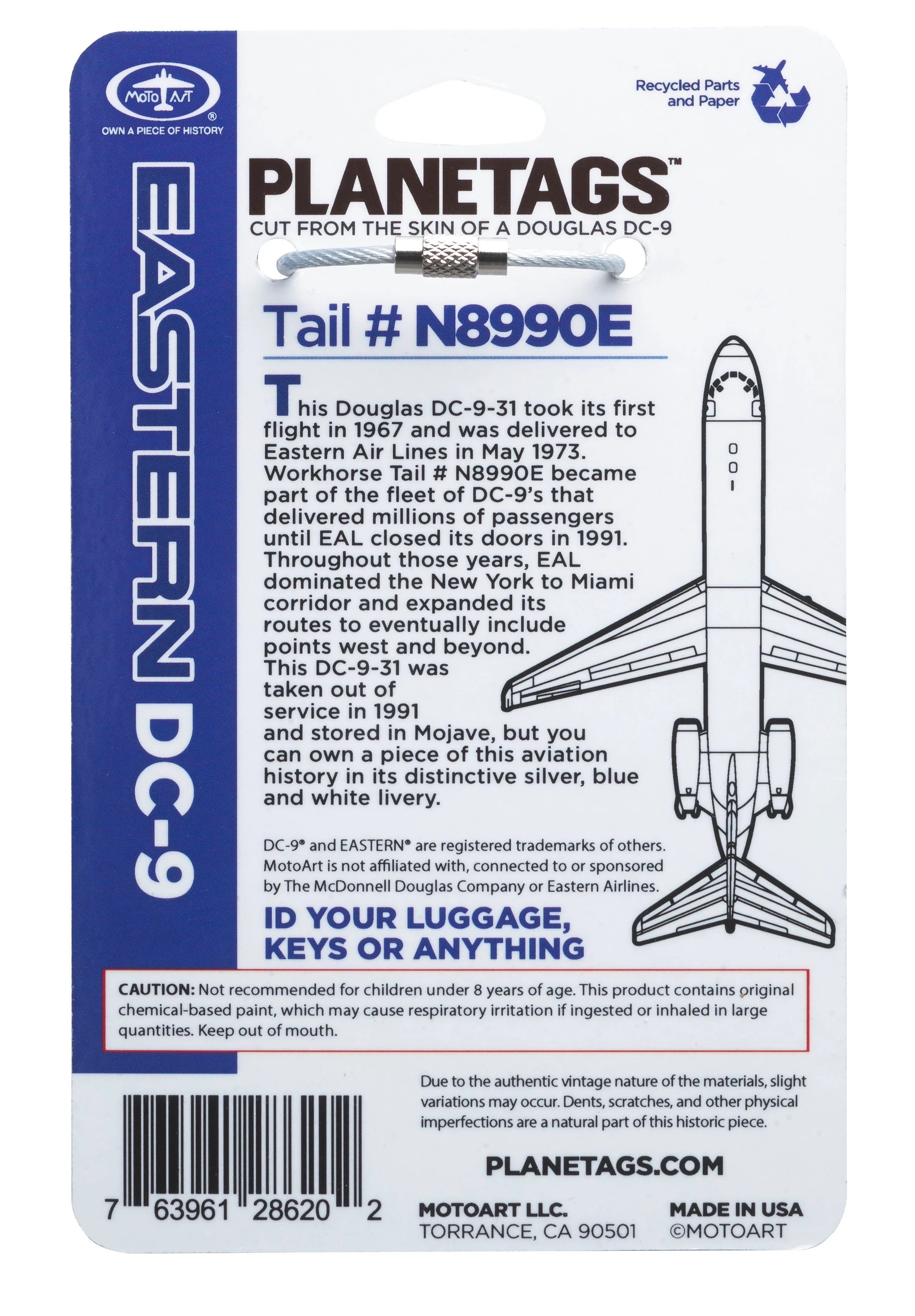Eastern Airlines DC-9 Tail #N8990E - Image 2