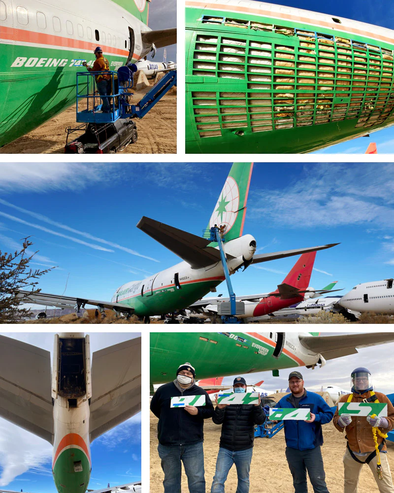EVA Boeing 747-400 - PLANETAGS TAIL #B-16462 - Image 5