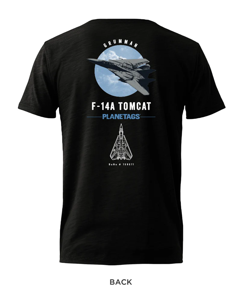 F-14A PlaneTags T-Shirt - Image 4