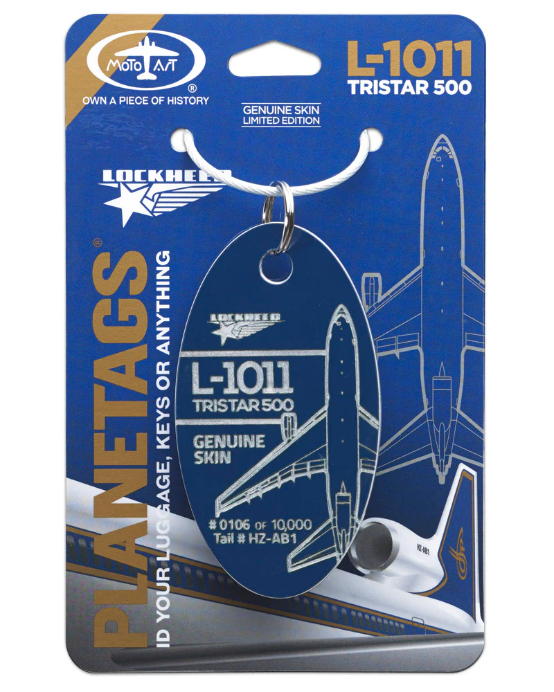 L-1011 TRISTAR 500 - PLANETAGS TAIL #HZ-AB1 - Image 2