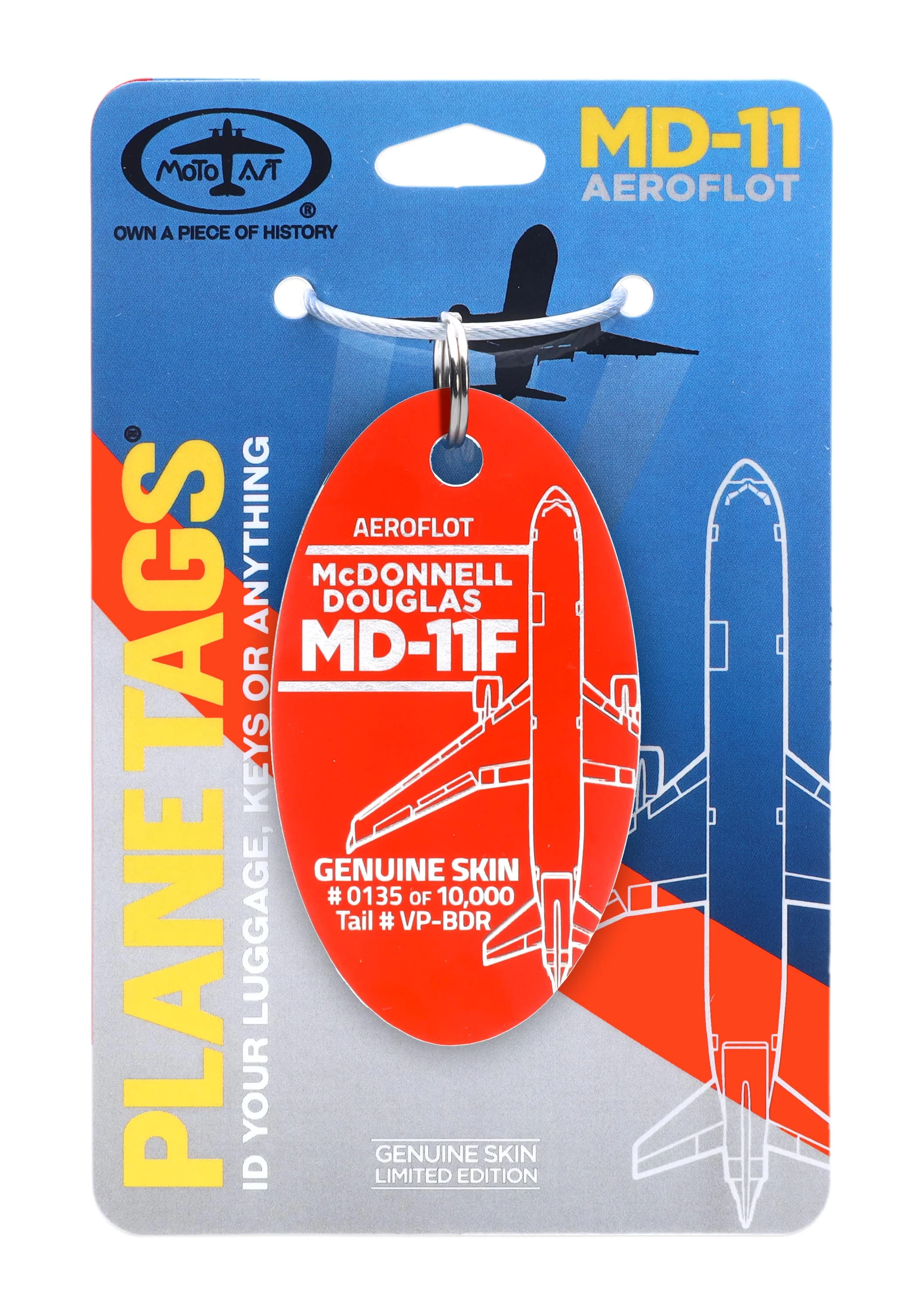 McDonnell Douglas Aeroflot MD-11F - PLANETAG TAIL #VP-BDR - Image 4