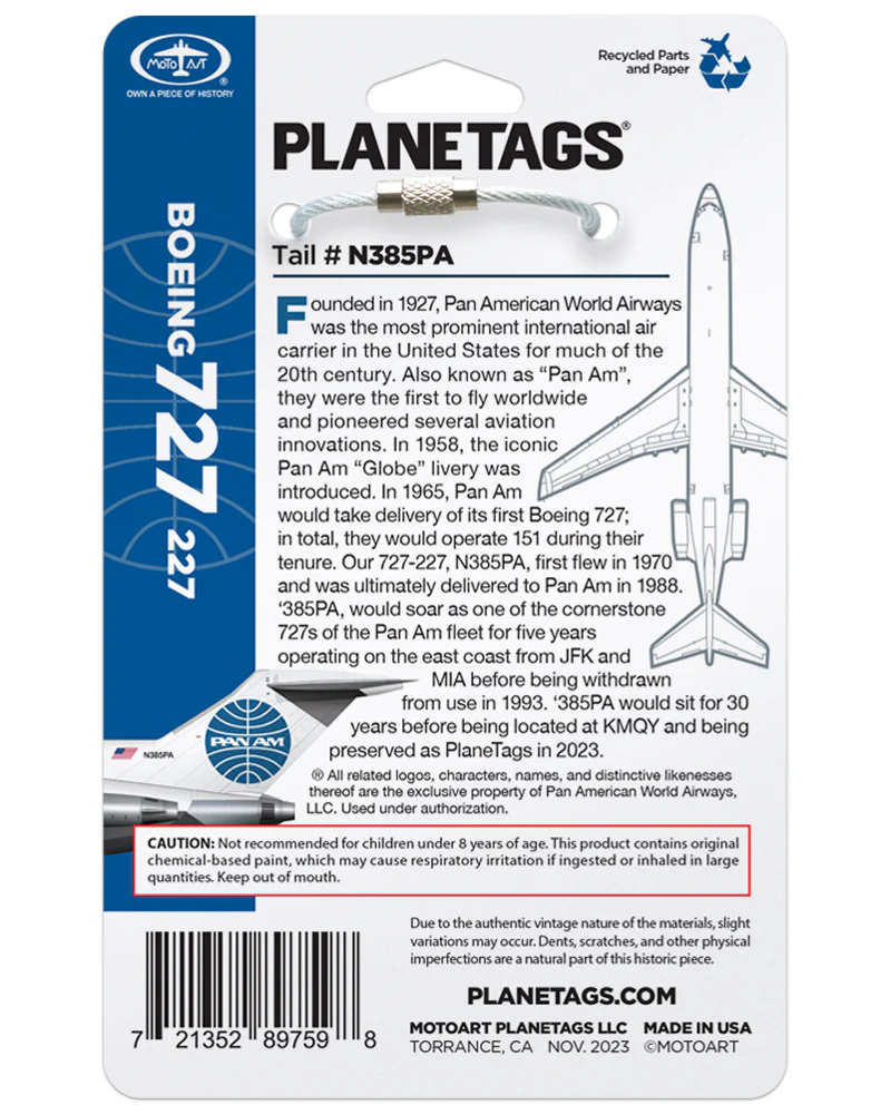 Pan Am® 727- N385PA - Image 4