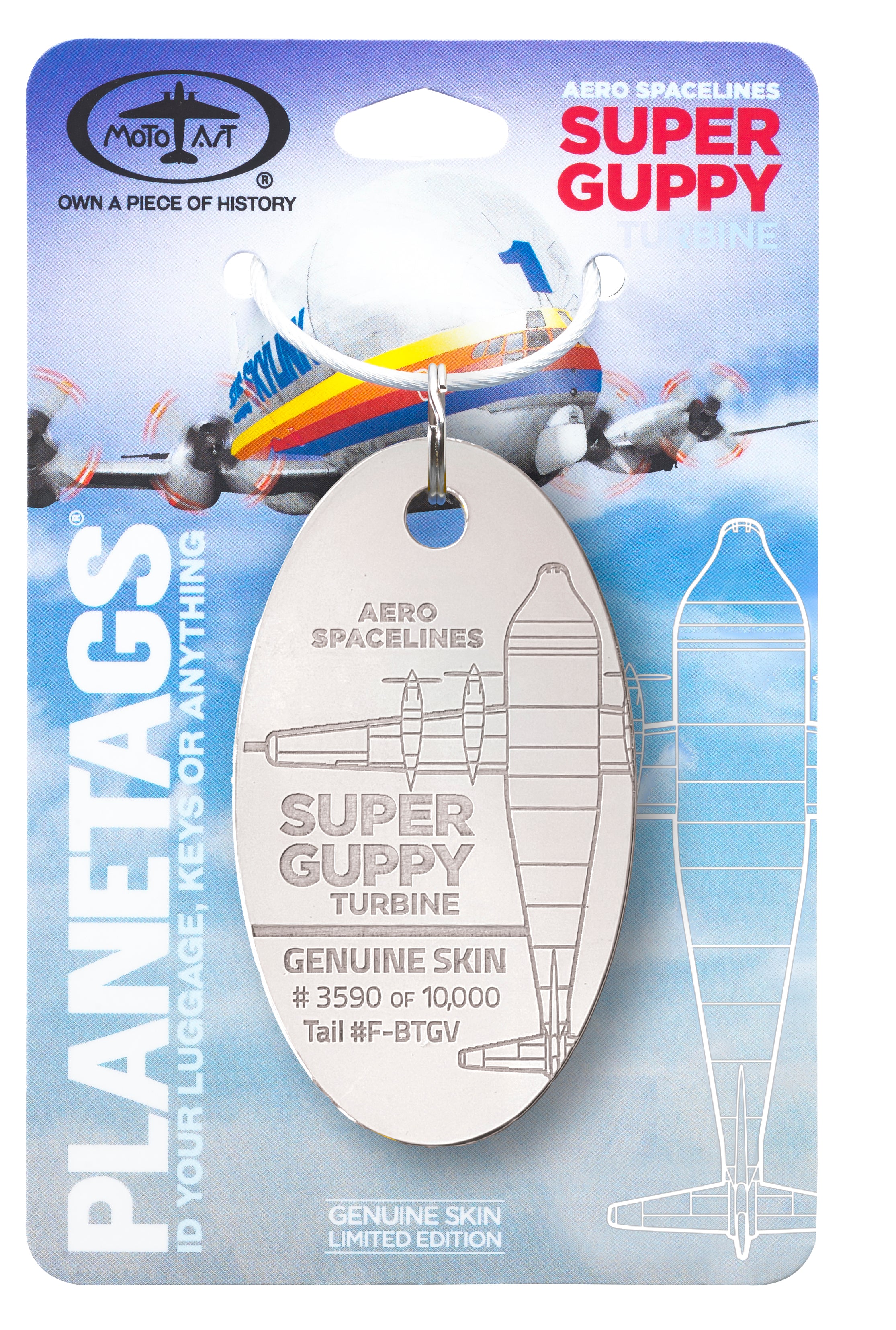 Super Guppy Turbine - PLANETAGS TAIL #F-BTGV - Image 12